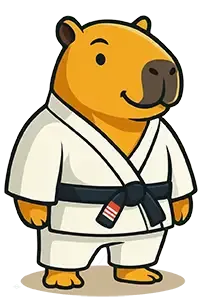 Gym Admin mascot Capi BJJ
