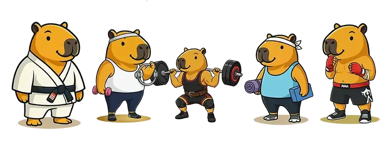 Gym Admin mascot with checklist