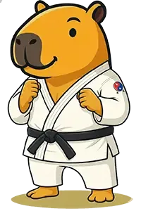 Gym Admin mascot Capi Taekwondo